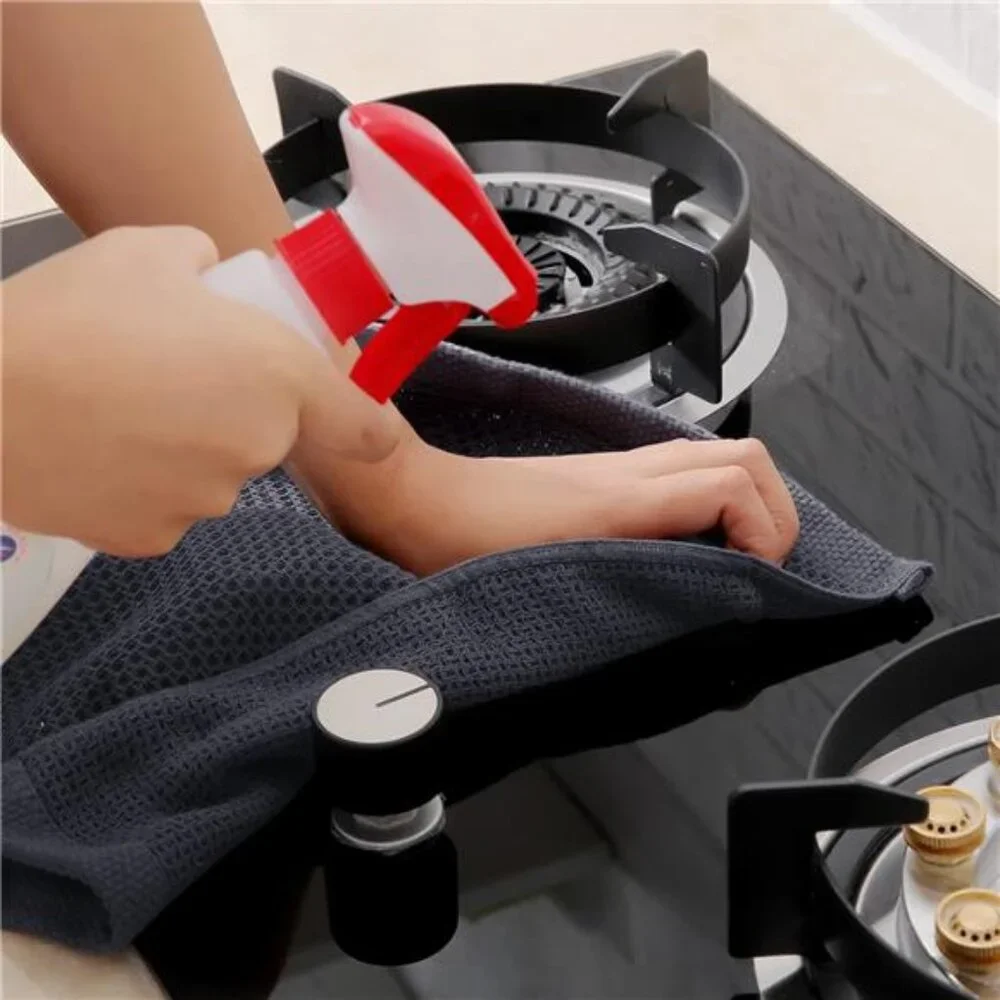 100% Cotton Waffle Weave Kitchen Dish Towels, Ultra Soft Absorbent Quick